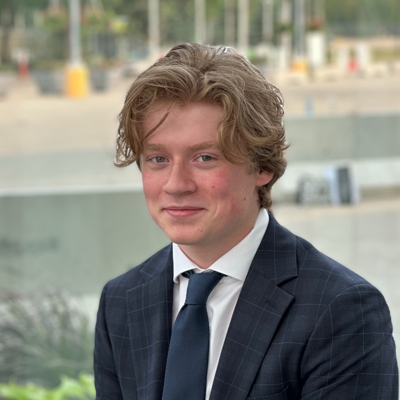 Photo of Harry Woodhouse in a suit.